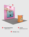 Draagbare tentoonstellingsdisplay 3m x 3m - Model 9