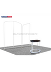 Draagbare tentoonstellingsdisplay 3m x 3m - Model 5