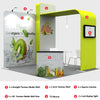 Premium modulaire L-boog tv-display tentoonstellingsset voor 3m brede stands