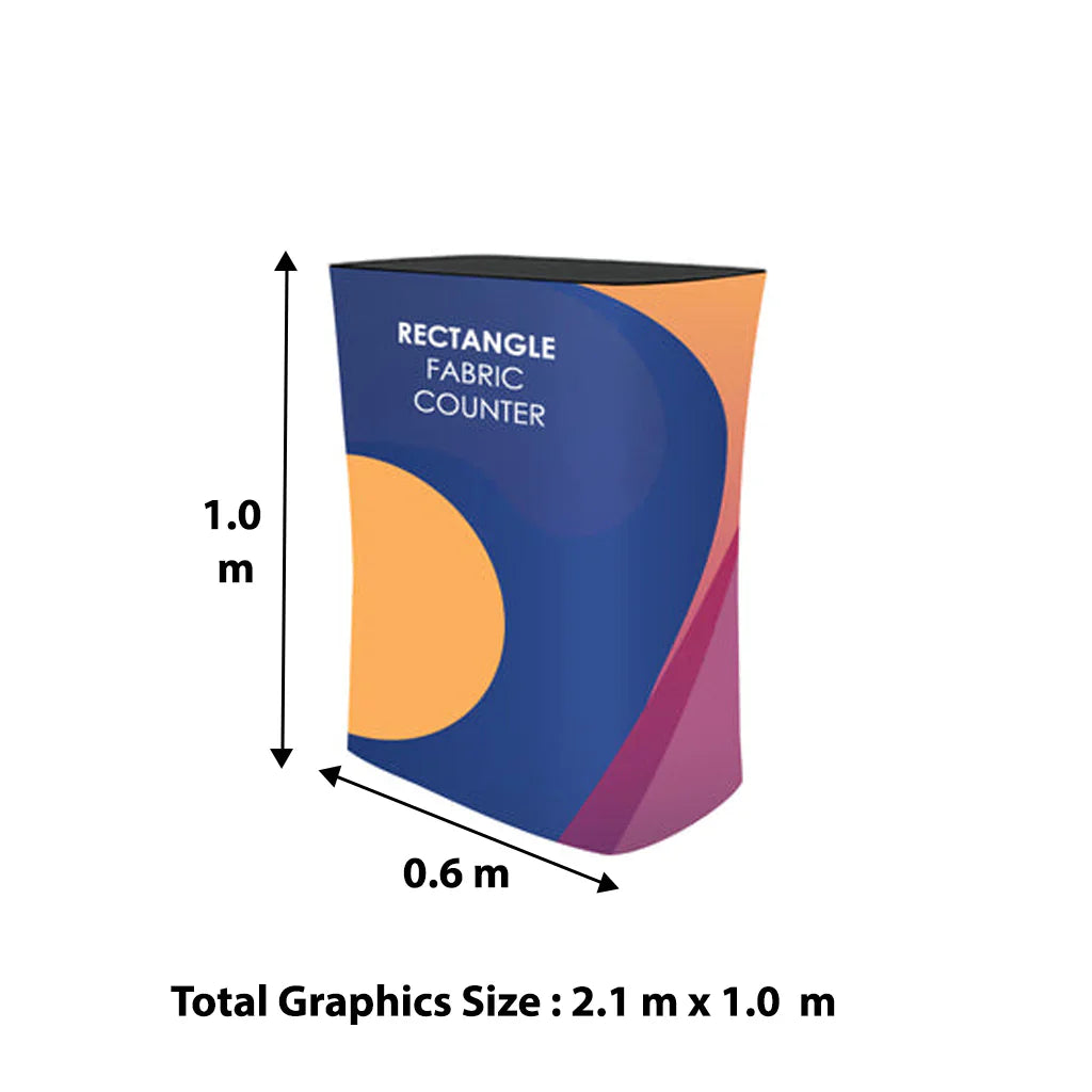 3m x 3m rechte Exhibit Pro 3-in-1 displaykit met Illume-verlichting