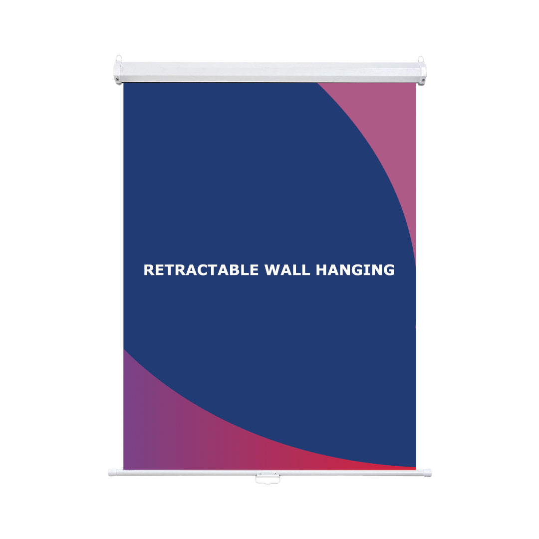 Intrekbare wanddecoratie met klemmen (op maat gemaakte opties)