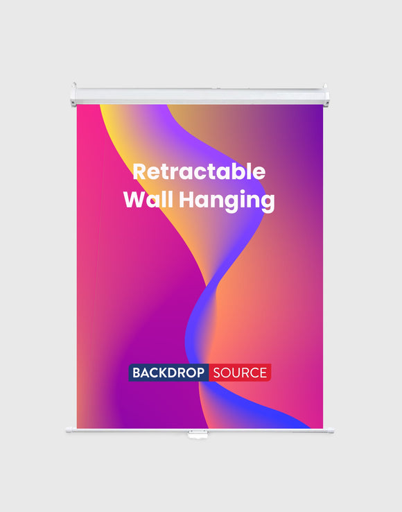 Intrekbare wanddecoratie met klemmen (op maat gemaakte opties)