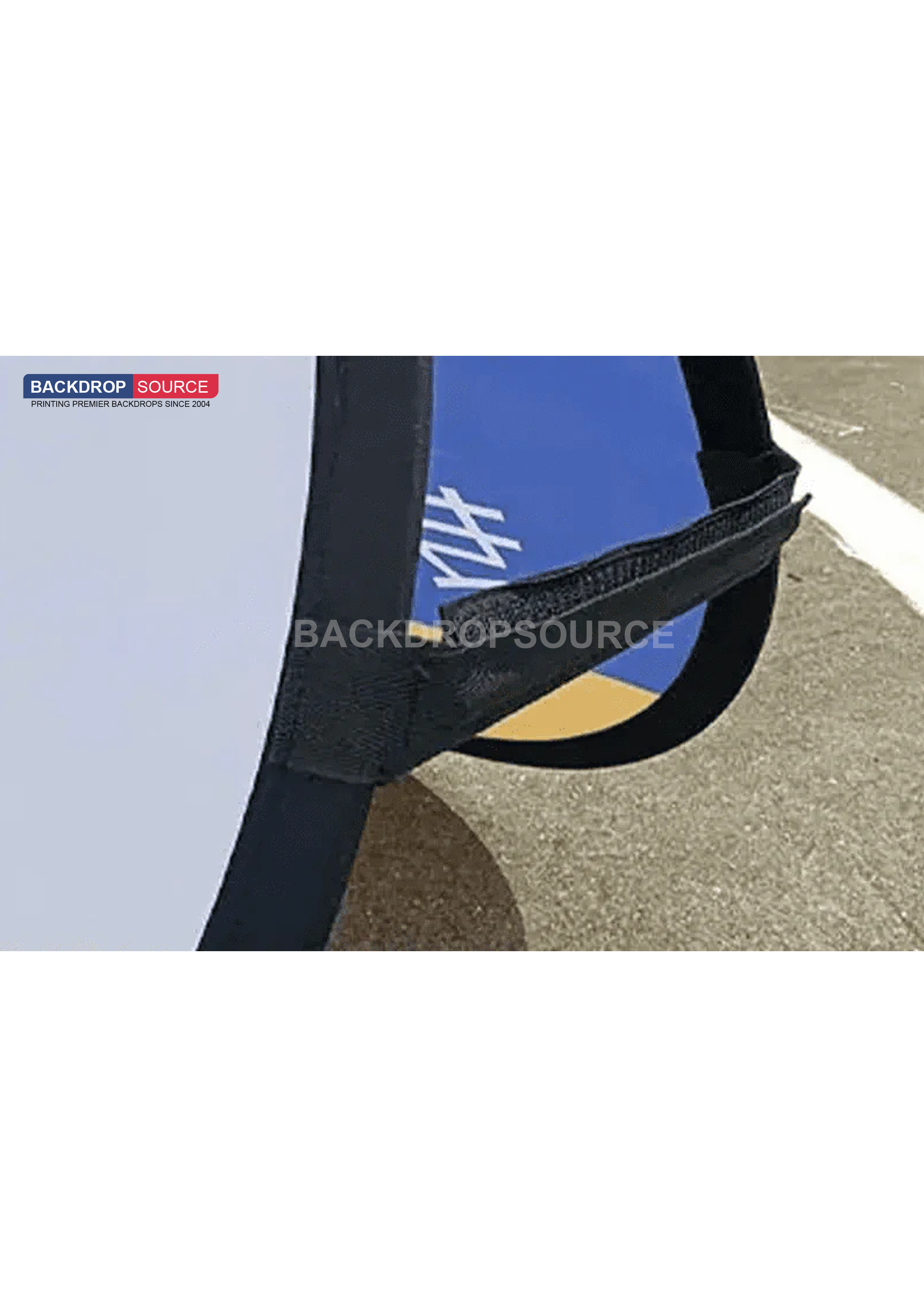 Ronde pop-upbanners (dubbelzijdig bedrukt)