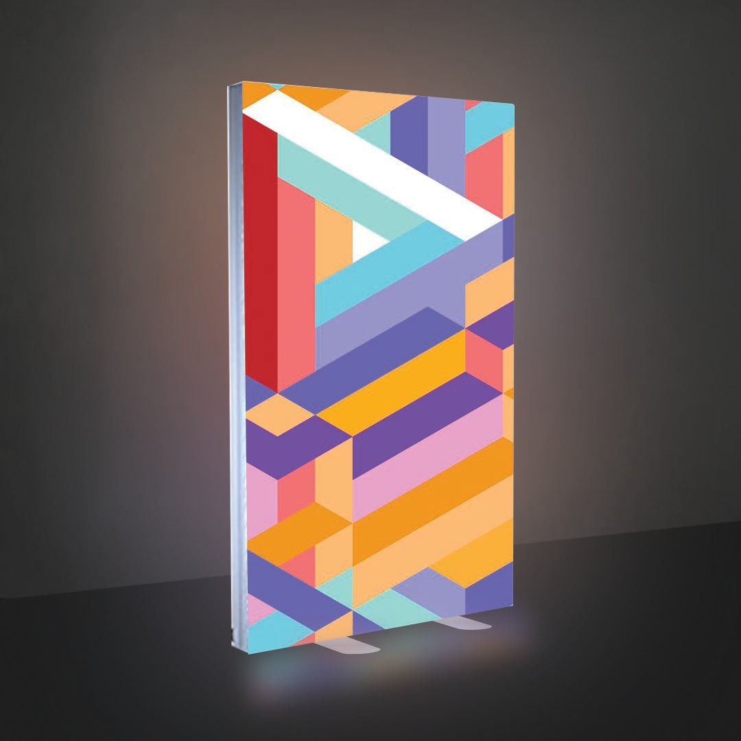 SEG Frameloze stoffen LED-lichtbakdisplay - 1,2 m B x 2 m H