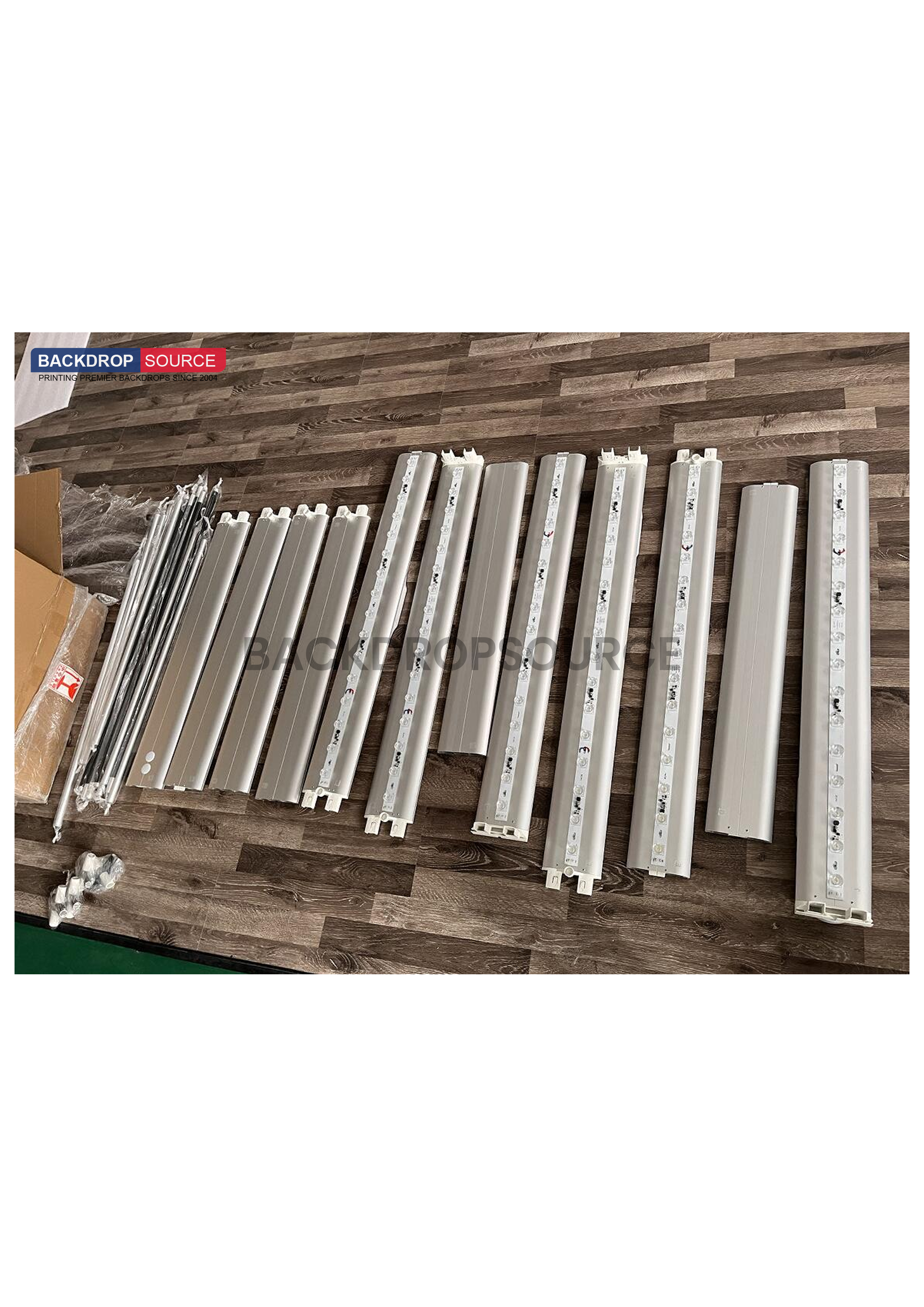SEG Frameloze stoffen LED-lichtbakdisplay - 6 m B
