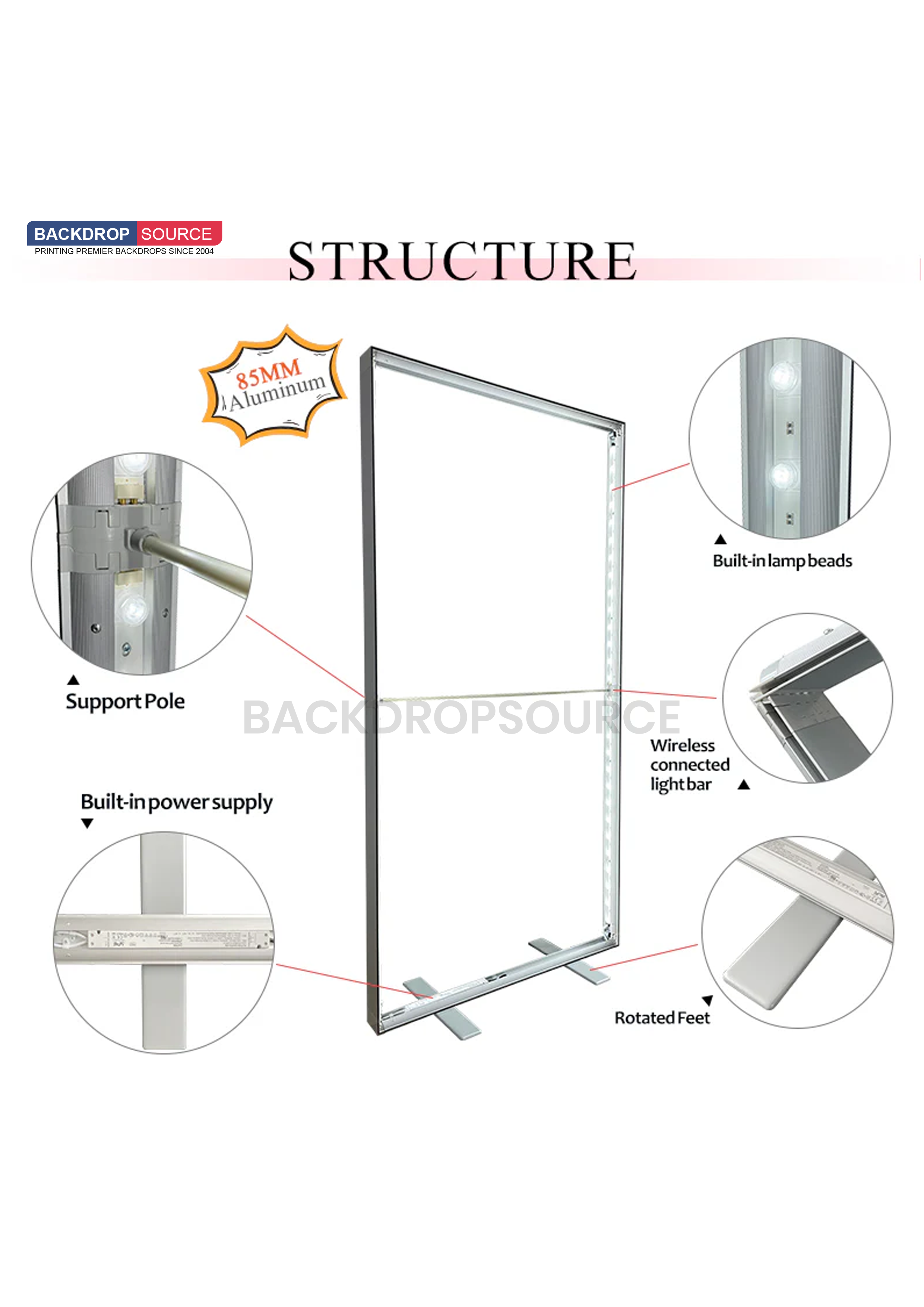 SEG Light Box Opvouwbare Standaard