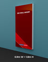 Wandgemonteerde SEG Fabric-display