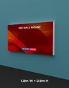 Wandgemonteerde SEG Fabric-display