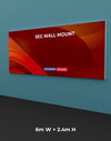 Wandgemonteerde SEG Fabric-display