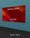 Wandgemonteerde SEG Fabric-display