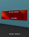 Wandgemonteerde SEG Fabric-display