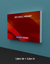 Wandgemonteerde SEG Fabric-display