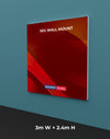 Wandgemonteerde SEG Fabric-display