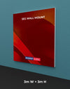 Wandgemonteerde SEG Fabric-display