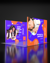 Opvouwbare SEG-tentoonstellingsdisplay met achtergrondverlichting - Model 6