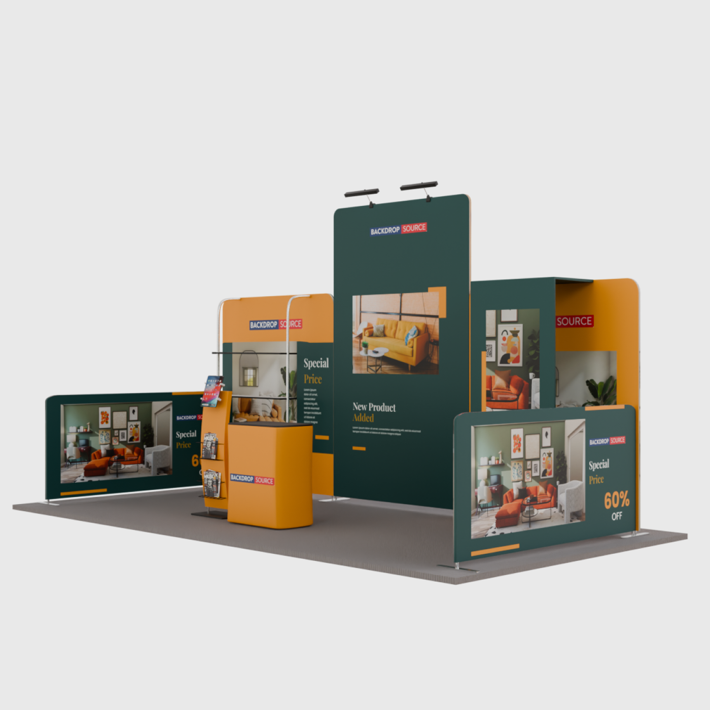 Naadloze displays voor impactvolle tentoonstellingen