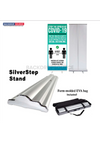 Zilveren Step Roll Up Banner