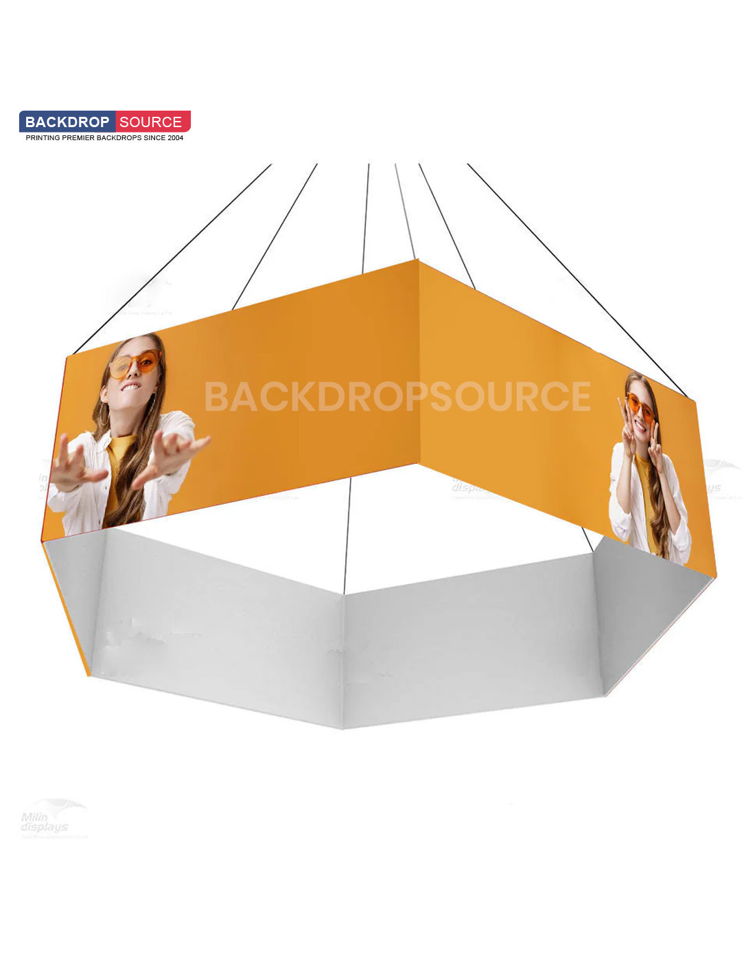 Sky Tube Hexagon Hangende Banner