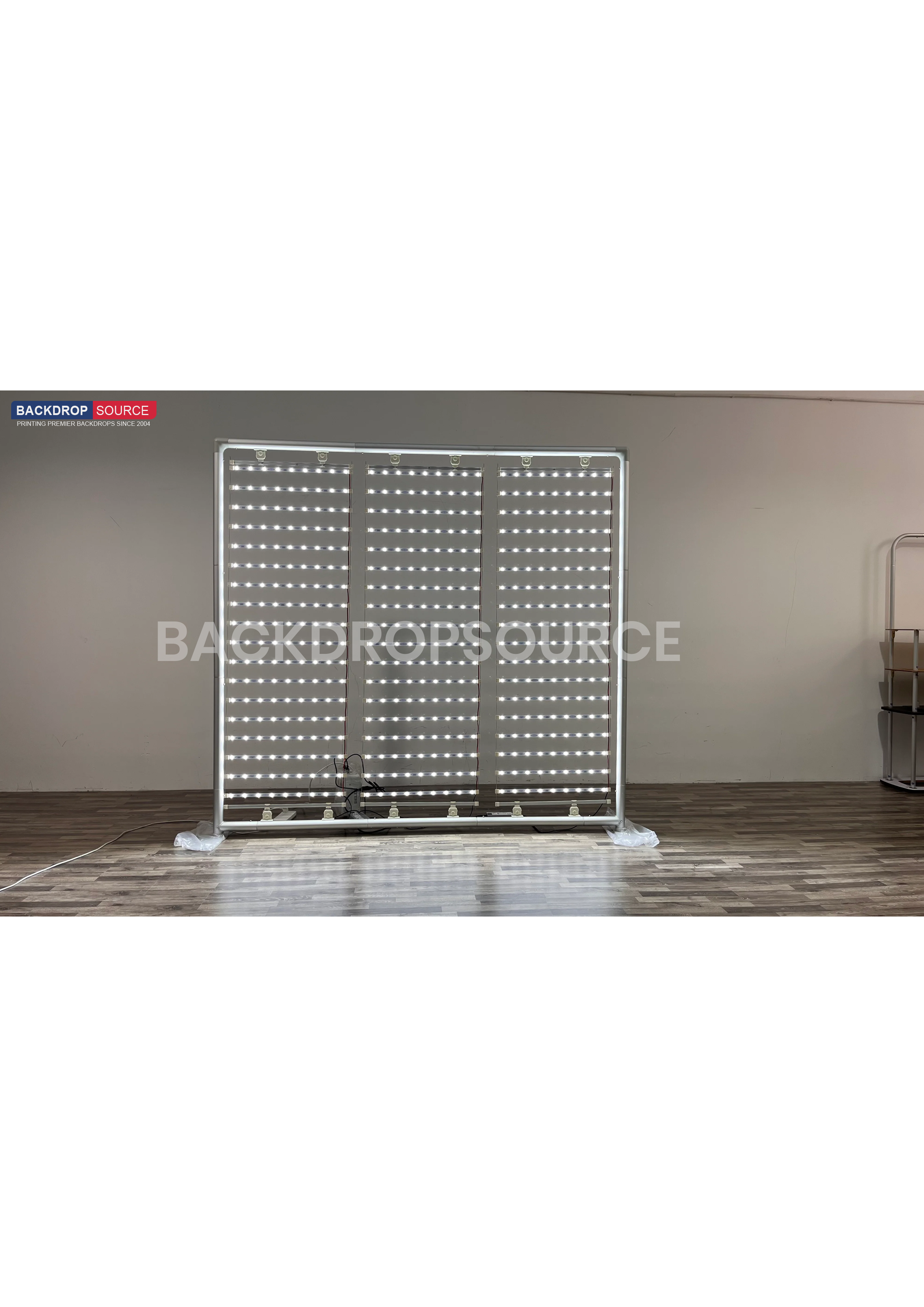 Slanke stoffen LED-achtergrondverlichting