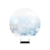 Sneeuw Kerstmis Winter Achtergrond Cirkel achtergrondstandaard