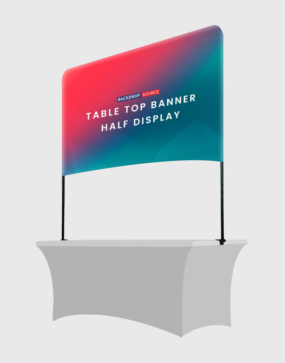 Tafelbladbanner - halve weergave