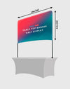 Tafelbladbanner - halve weergave