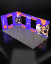 Opvouwbare SEG-tentoonstellingsdisplay met achtergrondverlichting - Model 19