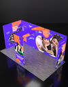Opvouwbare SEG-tentoonstellingsdisplay met achtergrondverlichting - Model 14