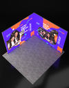 Opvouwbare SEG-tentoonstellingsdisplay met achtergrondverlichting - Model 5