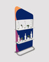Schuine muur met planken
