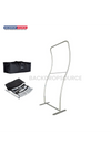 Verticale S-vormige spanstof displaystandaards