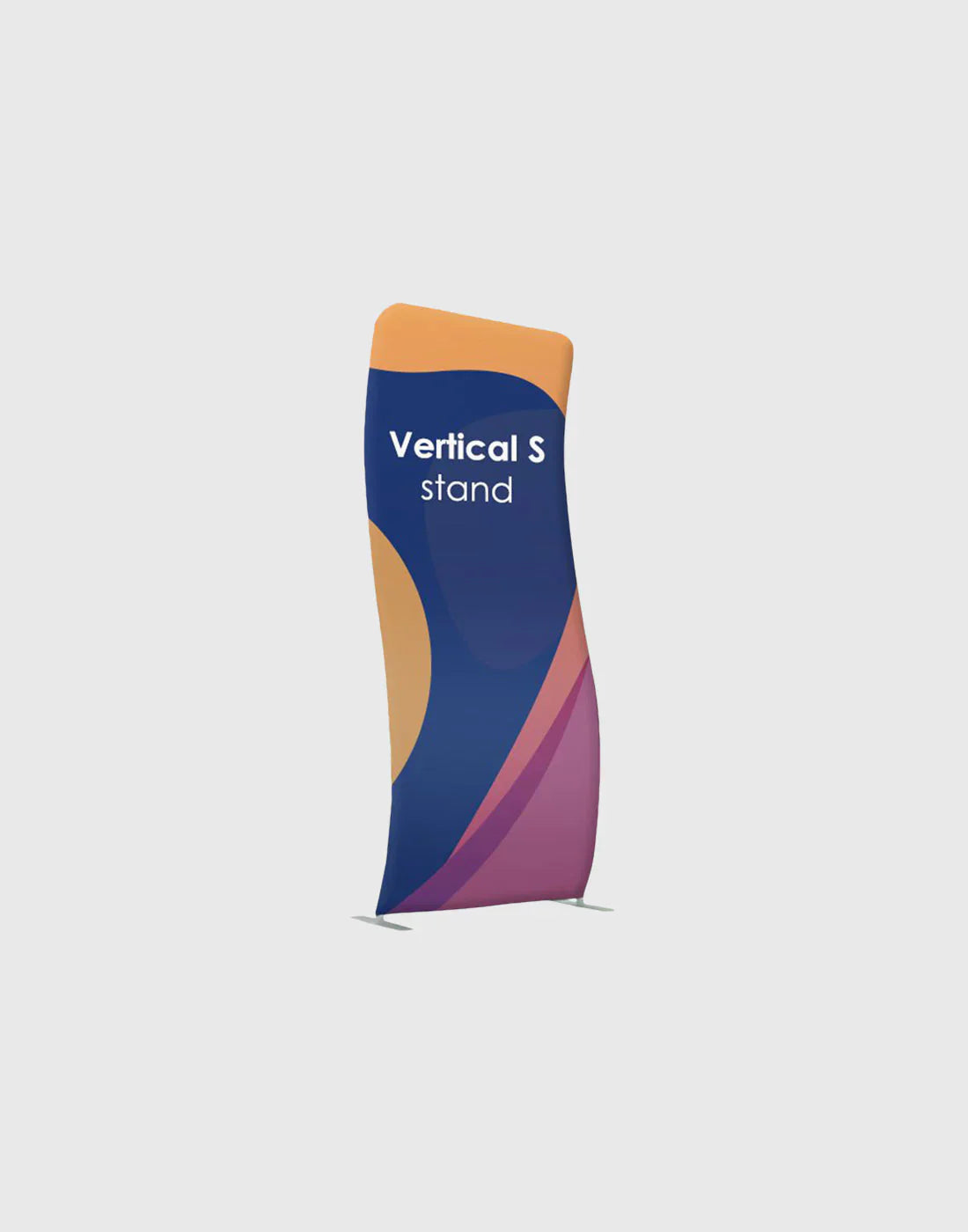 Verticale S-vormige spanstof displaystandaards