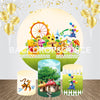 Circus Themed Event Party Round Backdrop Kit
