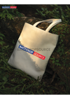 Witte canvas katoenen tas