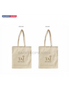 Witte canvas katoenen tas