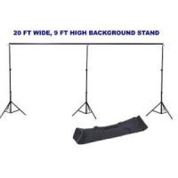 Dubbele brede fotografieachtergrondstandaard 6 m breed x 3 m hoog