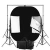 Zwart-wit omkeerbaar fotografiescherm met 50 x 70 economy softbox studioverlichtingsapparatuur
