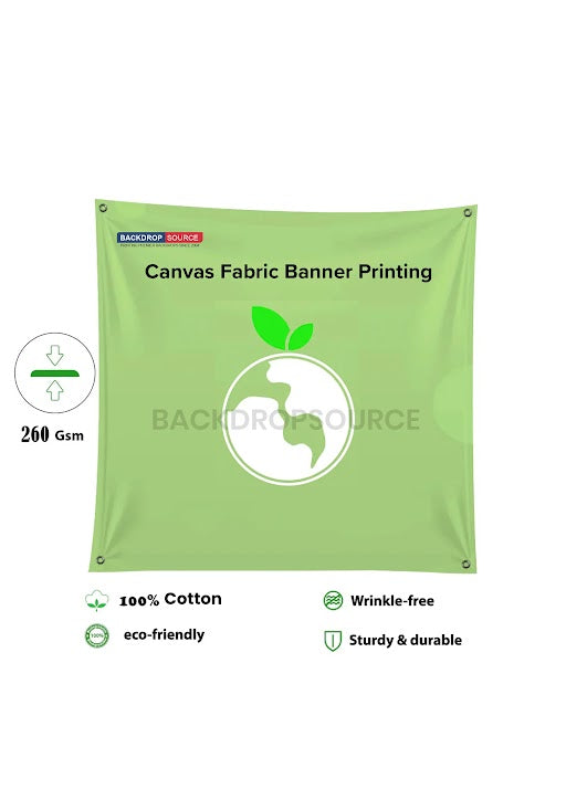 Poly Canvas Stoffen Banner Bedrukking