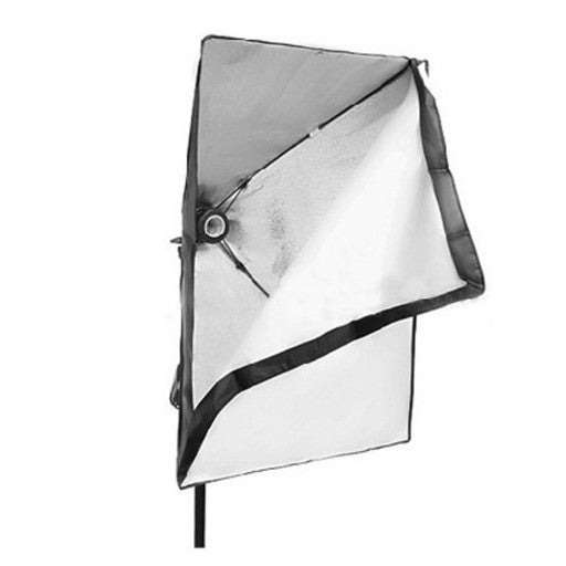 3-kops 750W continue softbox studioverlichting met studioachtergrond en boomarm-apparatuurkit