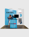Draagbare tentoonstellingsdisplay 3m x 3m - Model 4