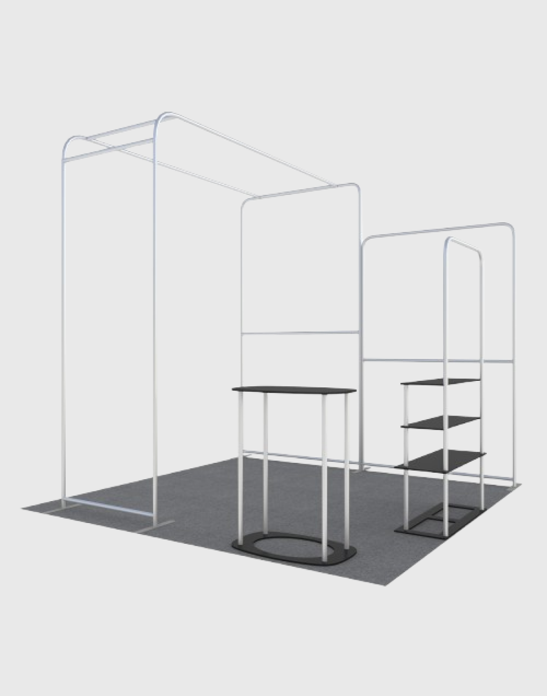 Draagbare tentoonstellingsdisplay 3m x 3m - Model 15