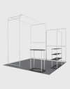 Draagbare tentoonstellingsdisplay 3m x 3m - Model 15