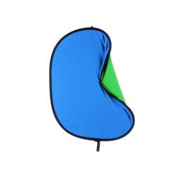 Omkeerbare Chromakey Groen en Blauw Pop-up Achtergrond 1,5m x 2,1m