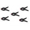 4" achtergrondveerklemmen (set van 5 stuks)