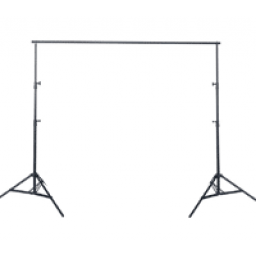 Draagbare fotografieachtergrondstandaard - 3 m breed x 3 m hoog
