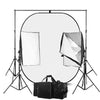 Zwart-wit omkeerbaar fotografiescherm met 50 x 70 economy softbox studioverlichtingsapparatuur