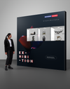 SEG Popup - Interne vitrine met verzonken LED-ring